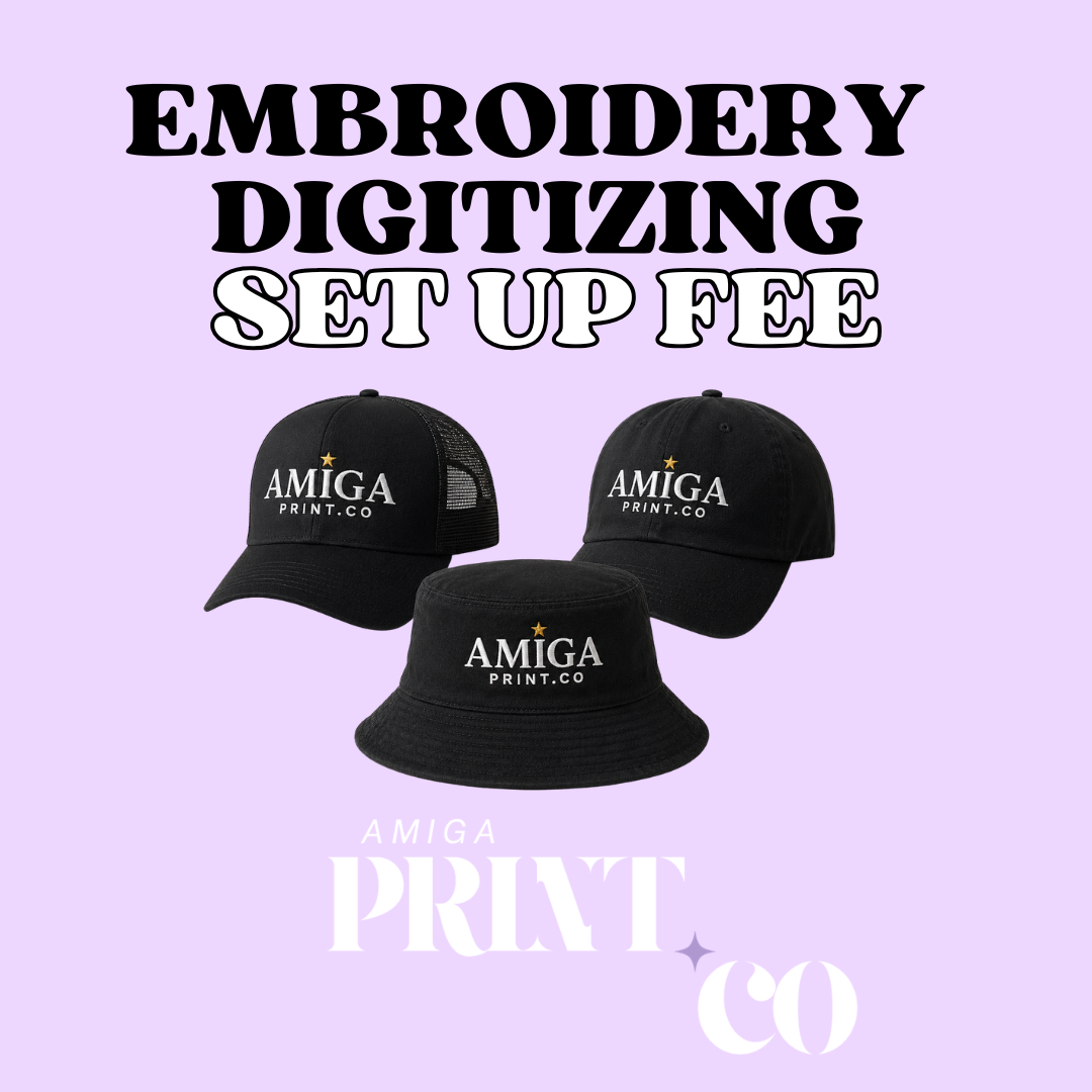 Embroidery Digitizing Setup Fee