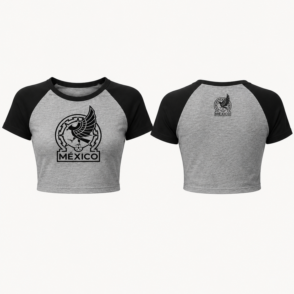 Mexico Pride Raglan Crop Top