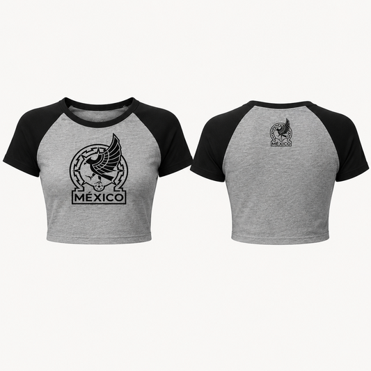 Mexico Pride Raglan Crop Top