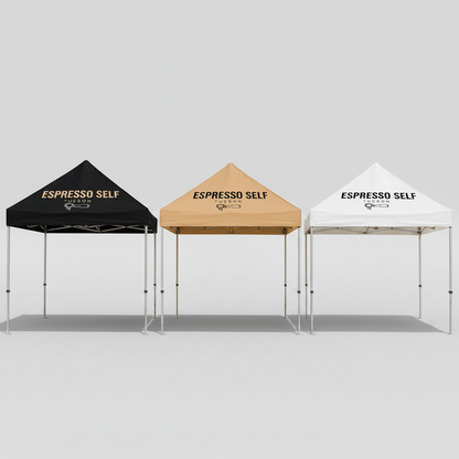 Custom Branded 10x10 Canopy Tent with Half Walls and Carrying Bag | Vendor Markets, Craft Fairs & Outdoor Events