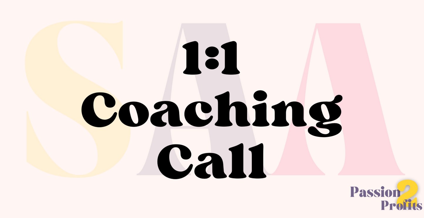 1:1 Private Coaching Session