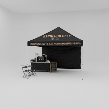 Custom Branded 10x10 Canopy Tent with Half Walls and Carrying Bag | Vendor Markets, Craft Fairs & Outdoor Events
