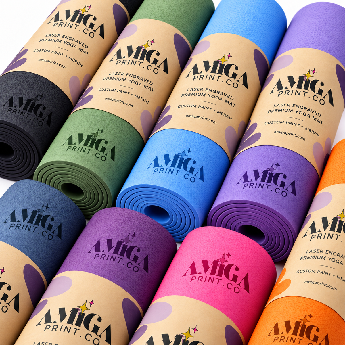 Custom Branded Yoga Mats | Laser Engraved