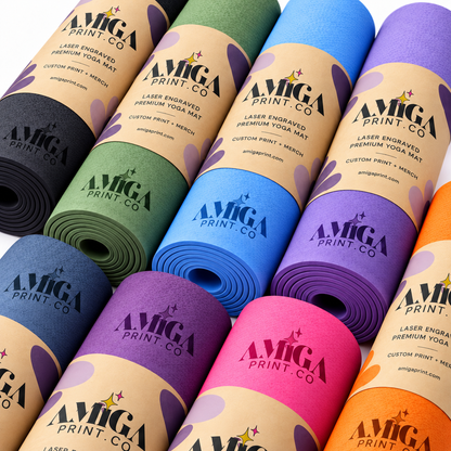 Custom Branded Yoga Mats | Laser Engraved