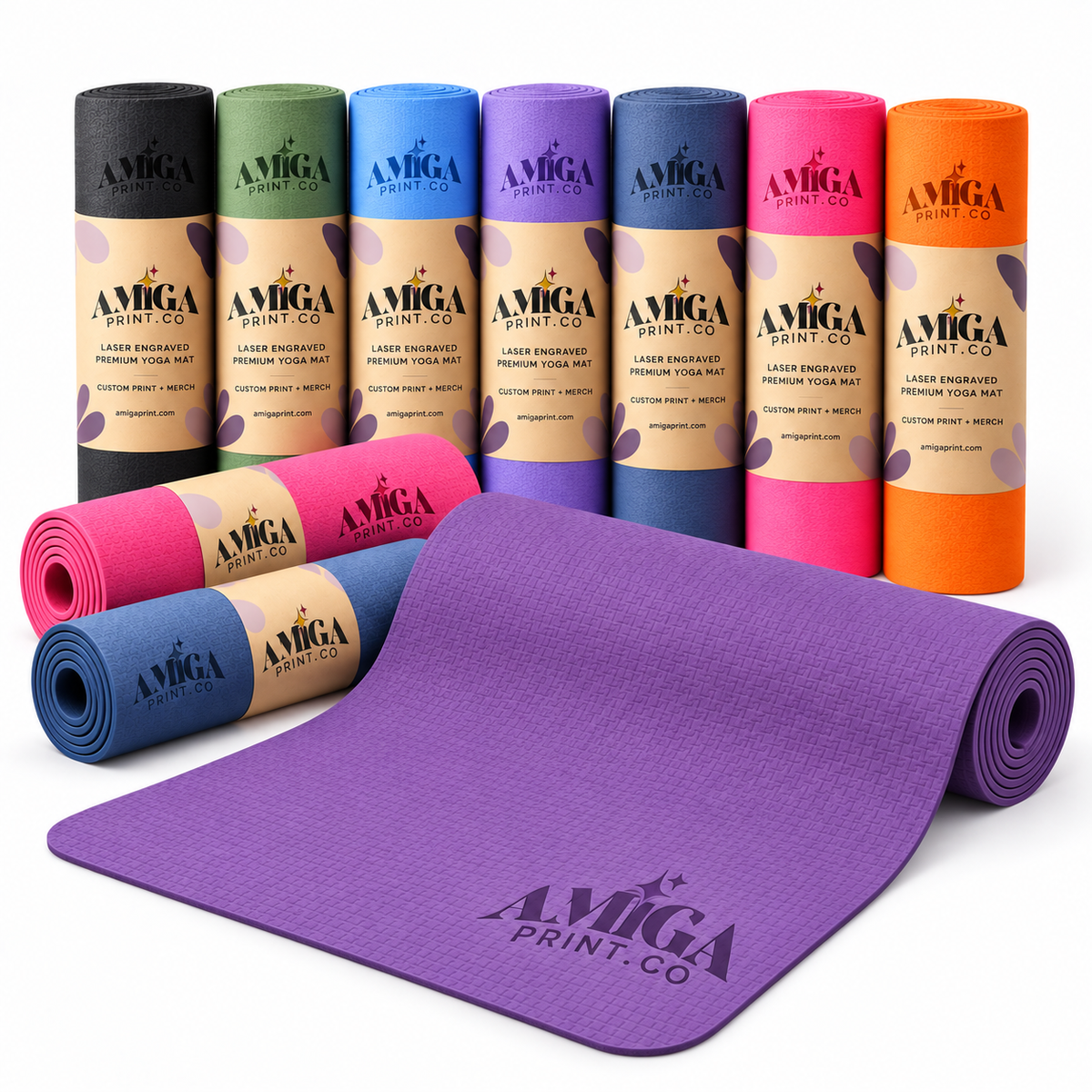 Custom Branded Yoga Mats | Laser Engraved
