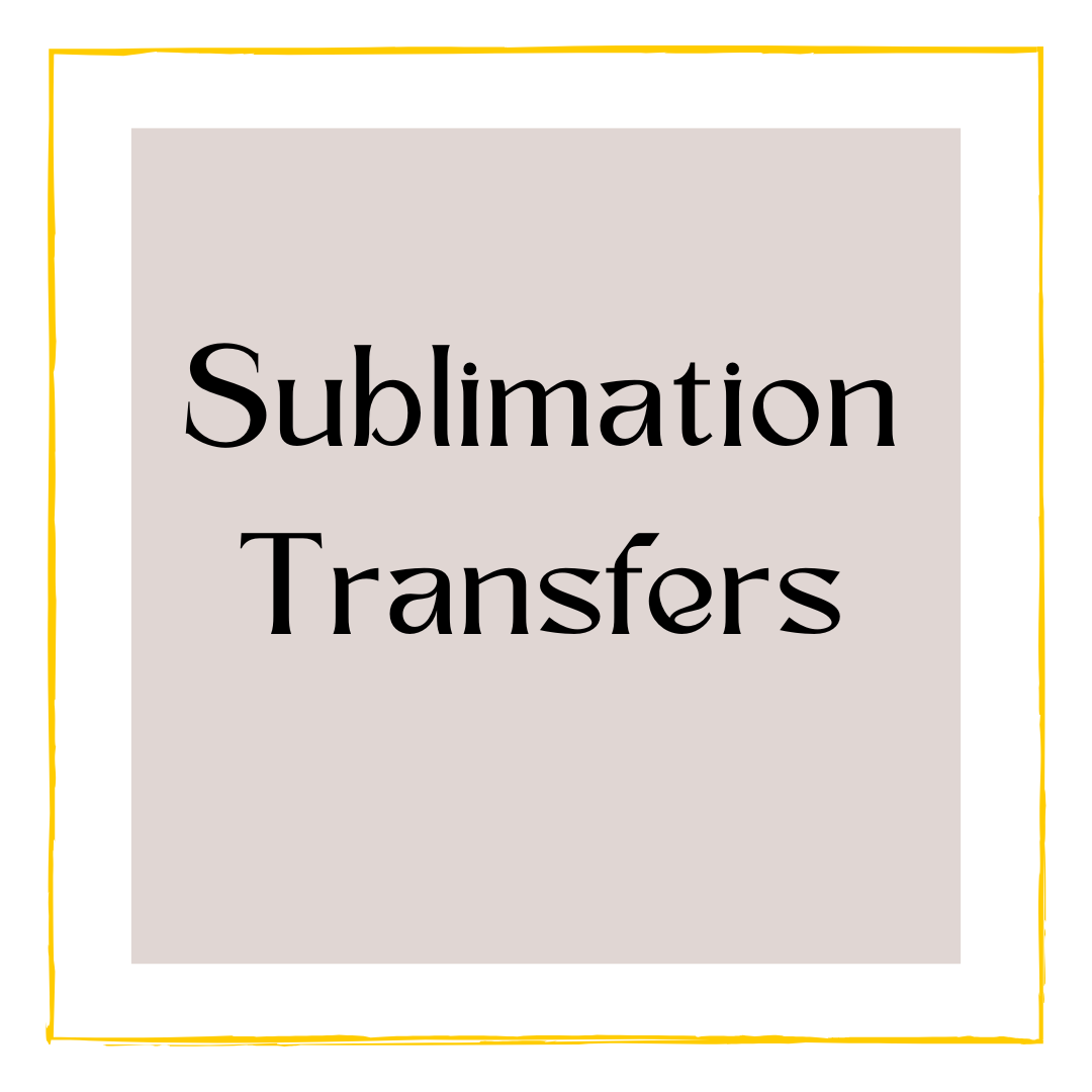 Sublimation Transfers