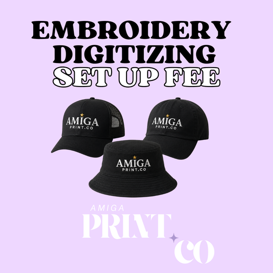 Embroidery Digitizing Setup Fee