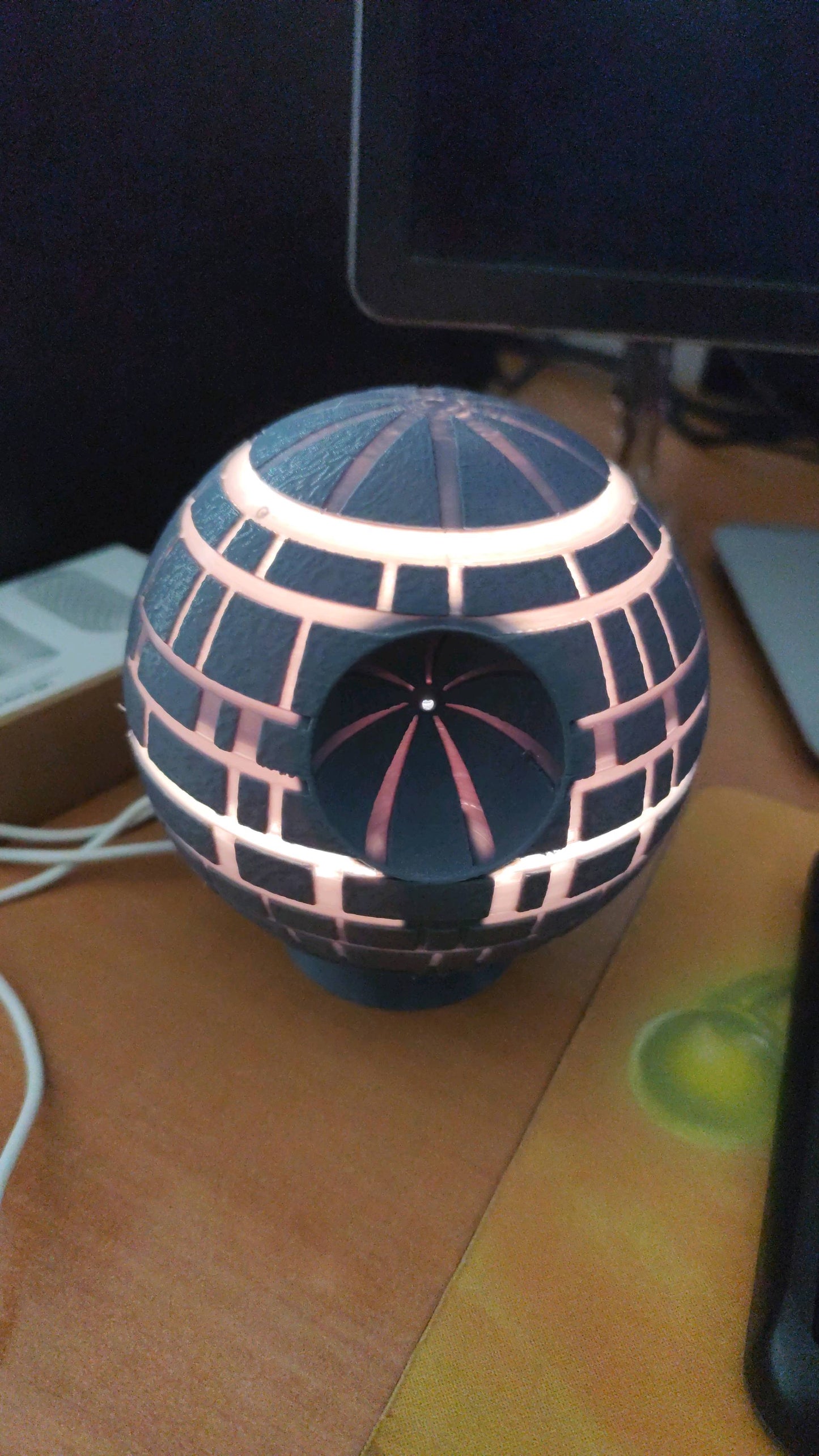 3D Printed Death Star Lamp