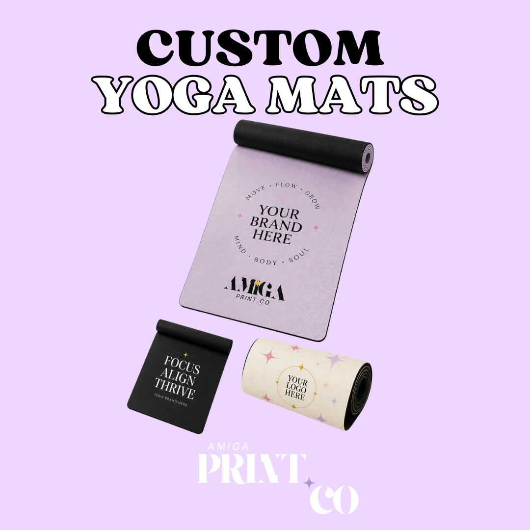 Custom Branded Yoga Mats with DTF Print