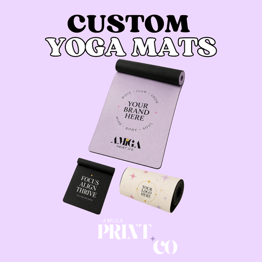 Custom Branded Yoga Mats with DTF Print
